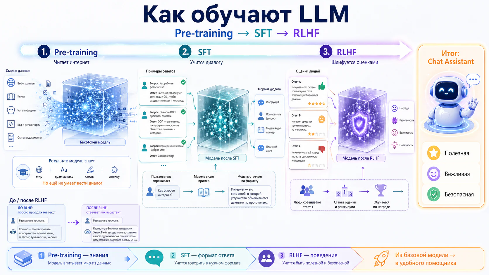 Этапы обучения